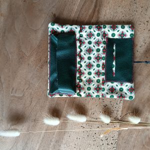 Blague à tabac en simili upcyclé