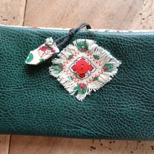 Blague à tabac en simili upcyclé