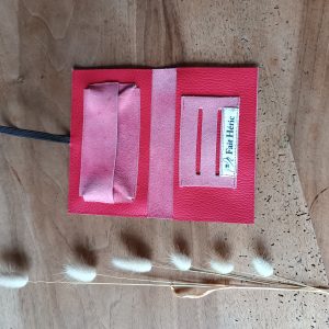 Blague à tabac en cuir upcyclé