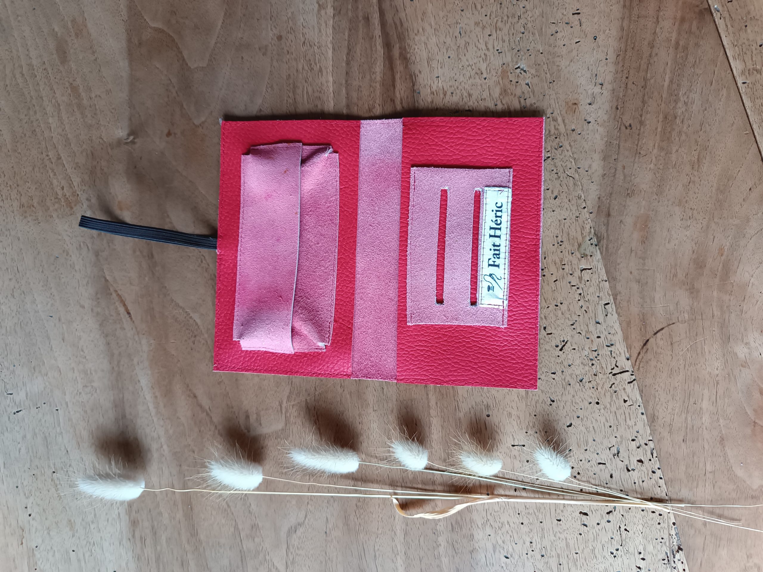 Blague à tabac en cuir 100% upcycling et artisanale