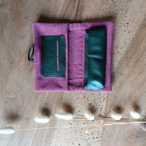 Blague à tabac en simili upcyclé