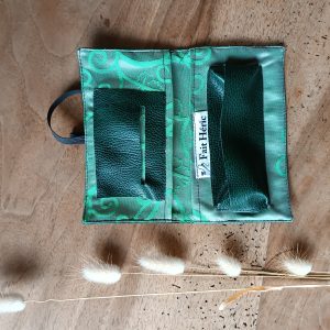 Blague à tabac en simili upcyclé