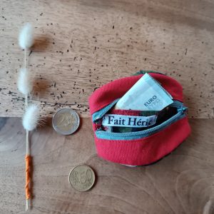 Porte-monnaie upcyclé