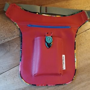 Sac de hanche cuir upcyclé