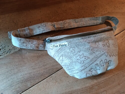 Sac banane artisanal upcyclé
