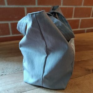Sac cabas motif feuille upcyclé