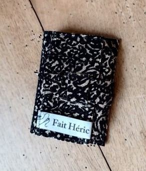 Boursicot CB velours noir or