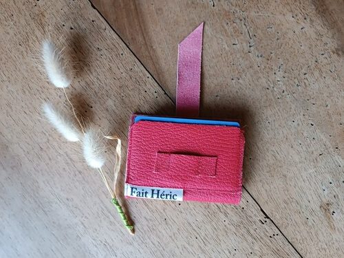 Boursicot CB rouge upcyclé