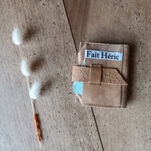 P’tit boursicot cuir marron