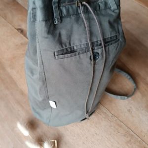 Sac seau en toile vert kaki