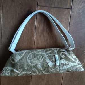 Sac lingot en velours or upcyclé