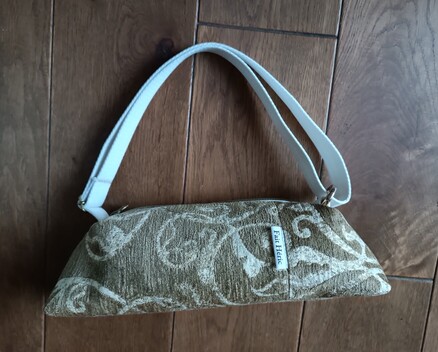 Sac lingot en velours or upcyclé