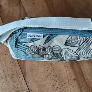 Sac lingot feuillage bleu upcyclé