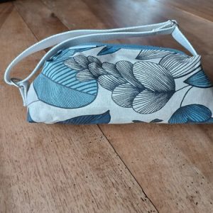 Sac lingot feuillage bleu upcyclé