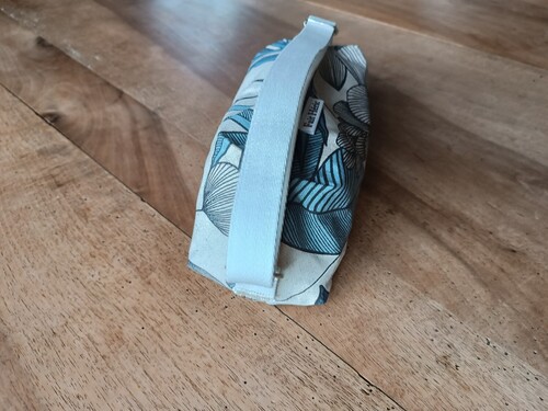 sac lingot feuillage bleu upcyclé