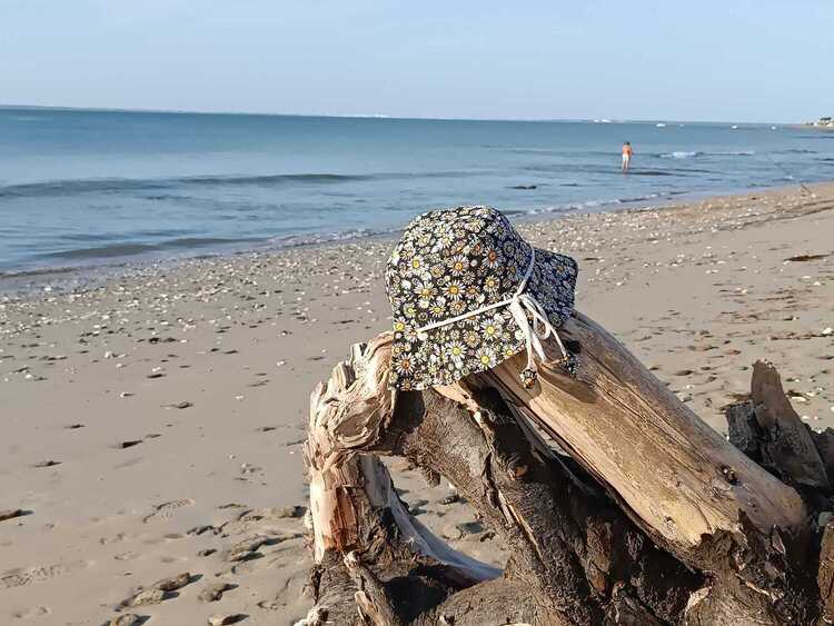 Bob marguerites fond noir