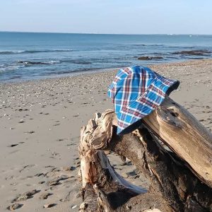 Bob carreaux bleu jeans