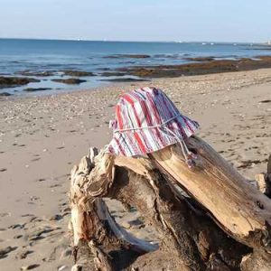 Bob enfant rayé artisanal