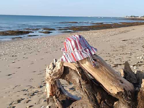 Bob enfant rayé artisanal