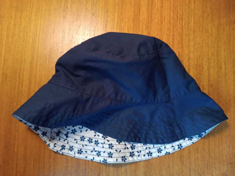 Bob fleur bleu marine