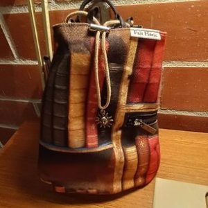 Sac seau bibliothèque artisanal