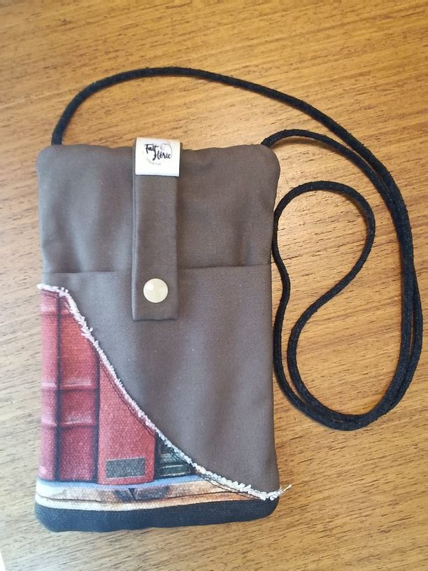 Grande pochette bibliothèque artisanale