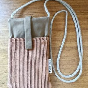 Pochette téléphone duo upcyclée