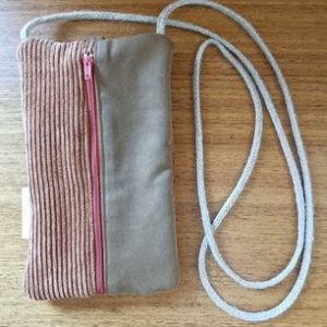 Pochette téléphone duo upcyclée