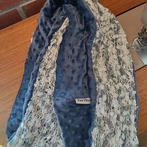 Echarpe tube minky artisanale