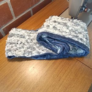 Echarpe tube minky artisanale