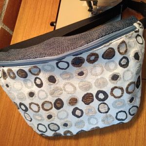 Sac banane XXL velours