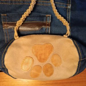 Sac seau jeans artisanal